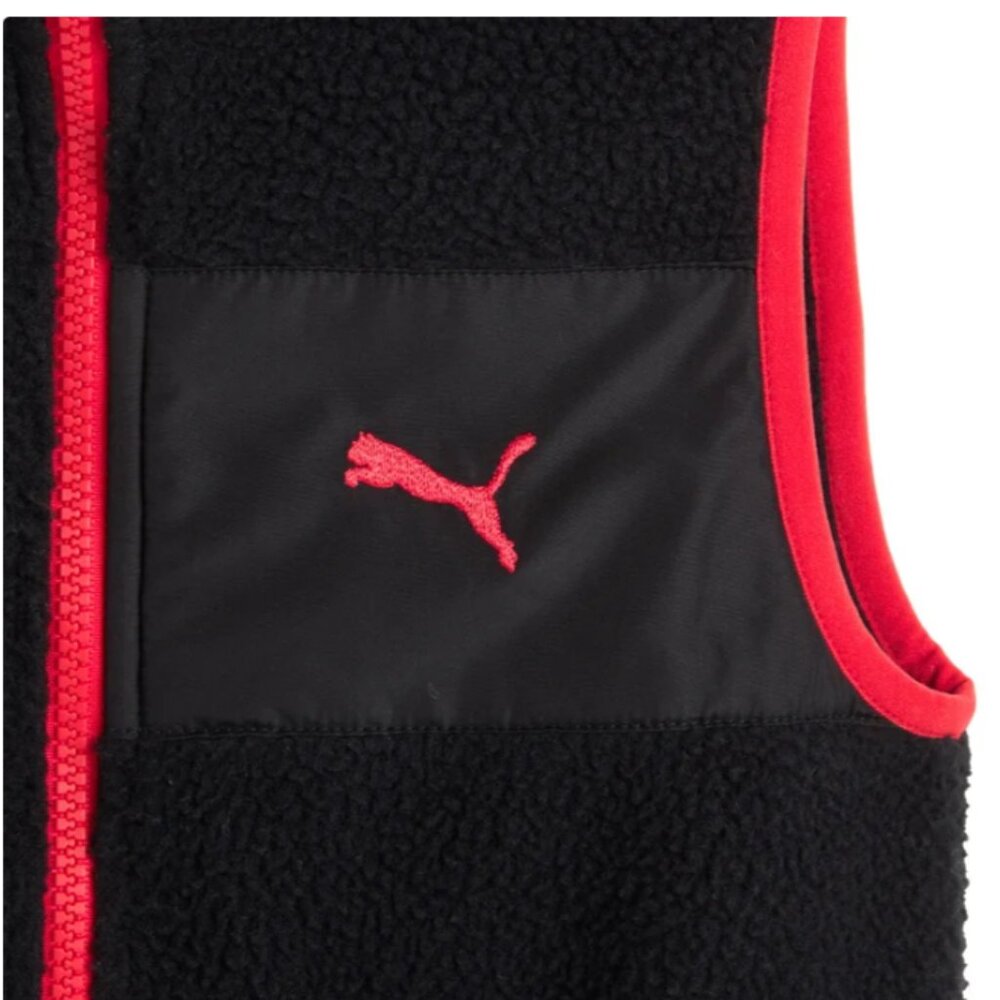 NWT PUMA Kids' 3-piece Red and Black Fleece Vest Set Size 3T - Picture 8 of 8